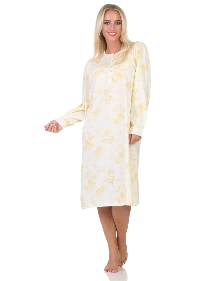 Ночная рубашка NORMANN Langarm klassische Design Knopfleiste am Hals, цвет vanille
Ночная рубашка NORMANN Langarm klassische Design Knopfleiste am Hals, цвет vanille