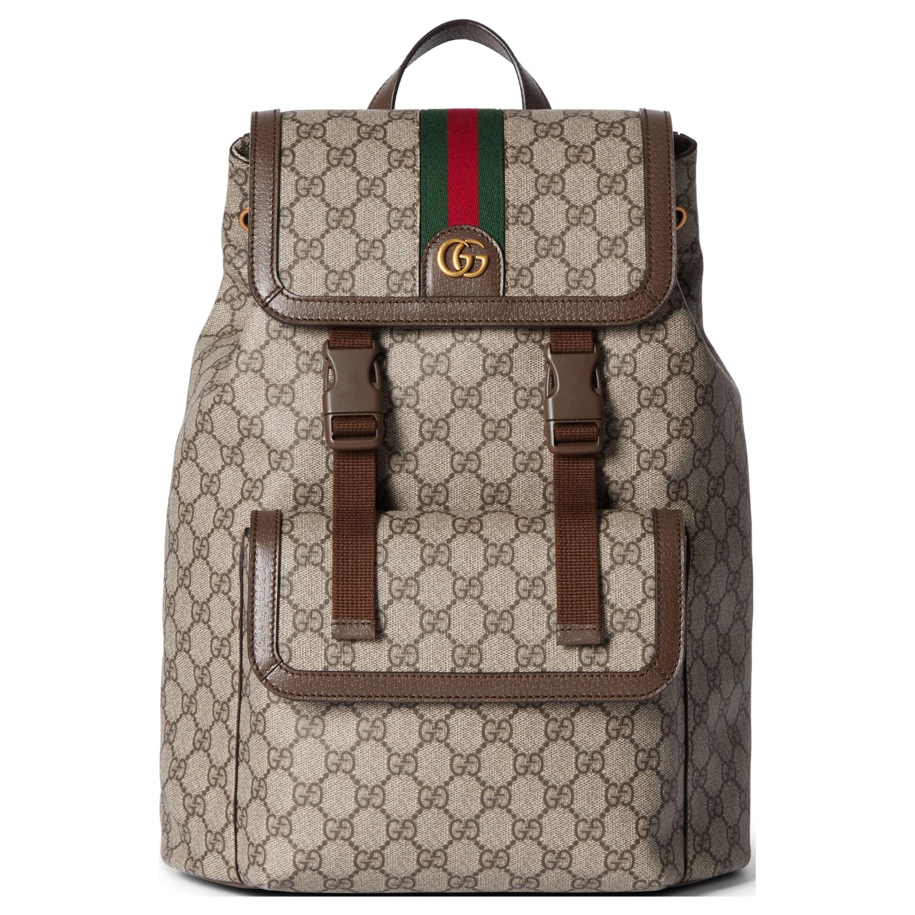 GUCCI Ophidia Canvas With Leather Binding Backpack Small Men's Brown
GUCCI Ophidia Canvas With Leather Binding Backpack Small Men's Brown