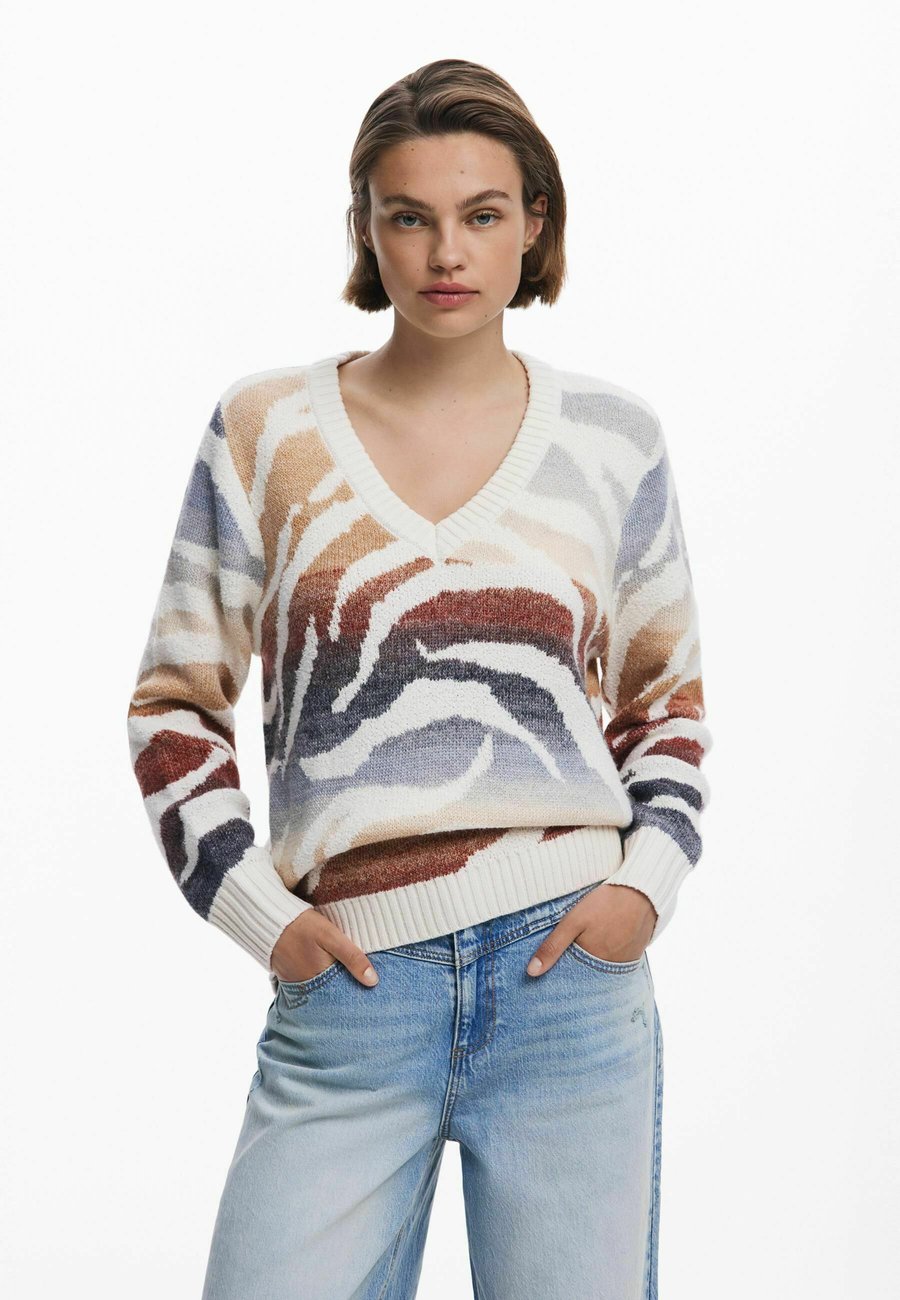 Джемпер Desigual V-NECK ZEBRA, White
Джемпер Desigual V-NECK ZEBRA, White