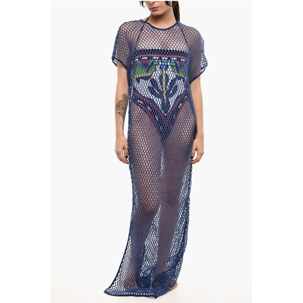 Ажурное пляжное платье макси Dsquared2, Blue
Ажурное пляжное платье макси Dsquared2, Blue