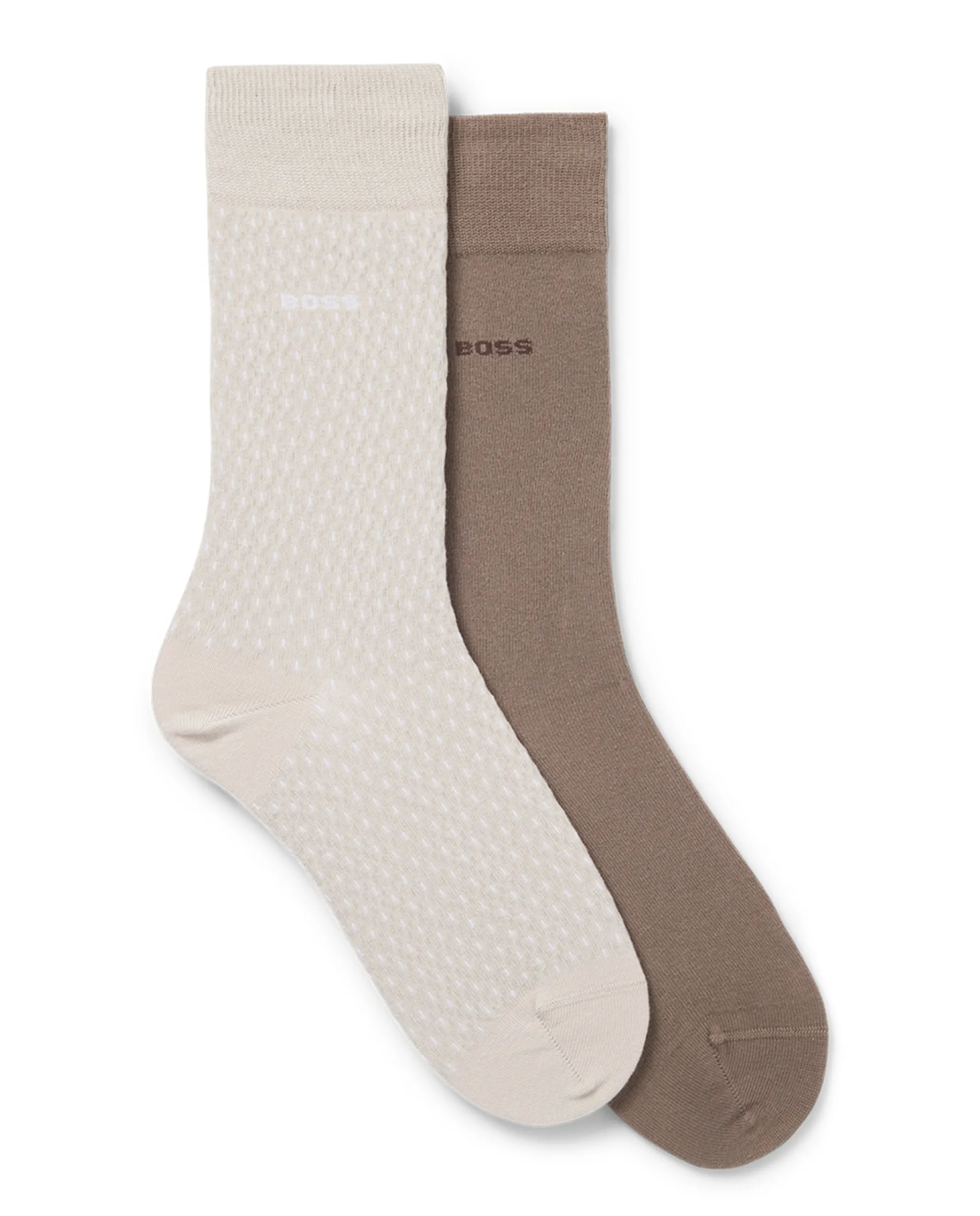Пара мужских носков из хлопка, универсальный размер Boss, коричневый
Пара мужских носков из хлопка, универсальный размер Boss, коричневый