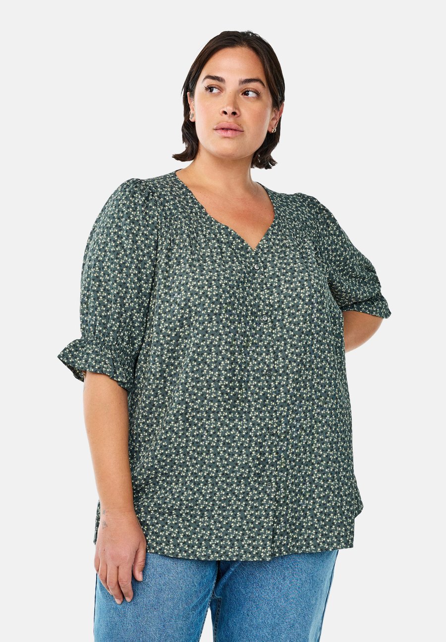 Блуза Zizzi Blouse, Balsam Green Flower/Green
Блуза Zizzi Blouse, Balsam Green Flower/Green