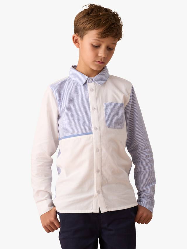 Детская полосатая хлопковая рубашка Angel & Rocket, Blue/White
Детская полосатая хлопковая рубашка Angel & Rocket, Blue/White