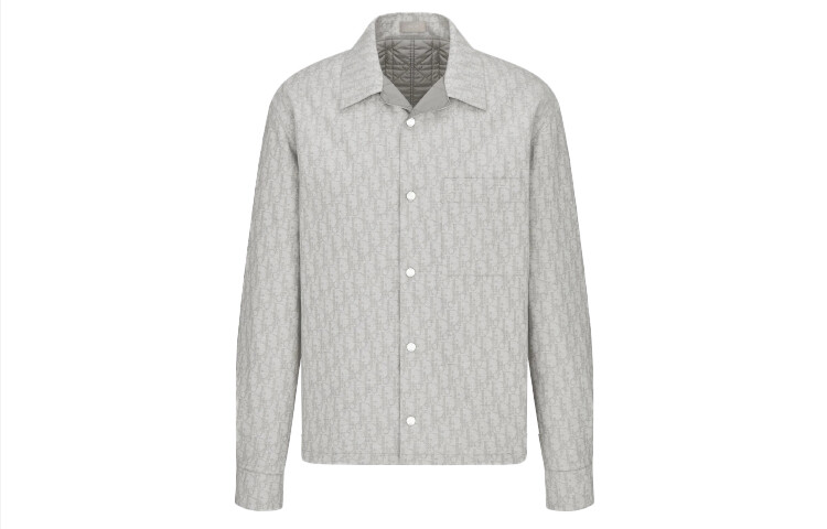 Ежеквартальные новинки Рубашка мужская серая Dior, серый
Ежеквартальные новинки Рубашка мужская серая Dior, серый