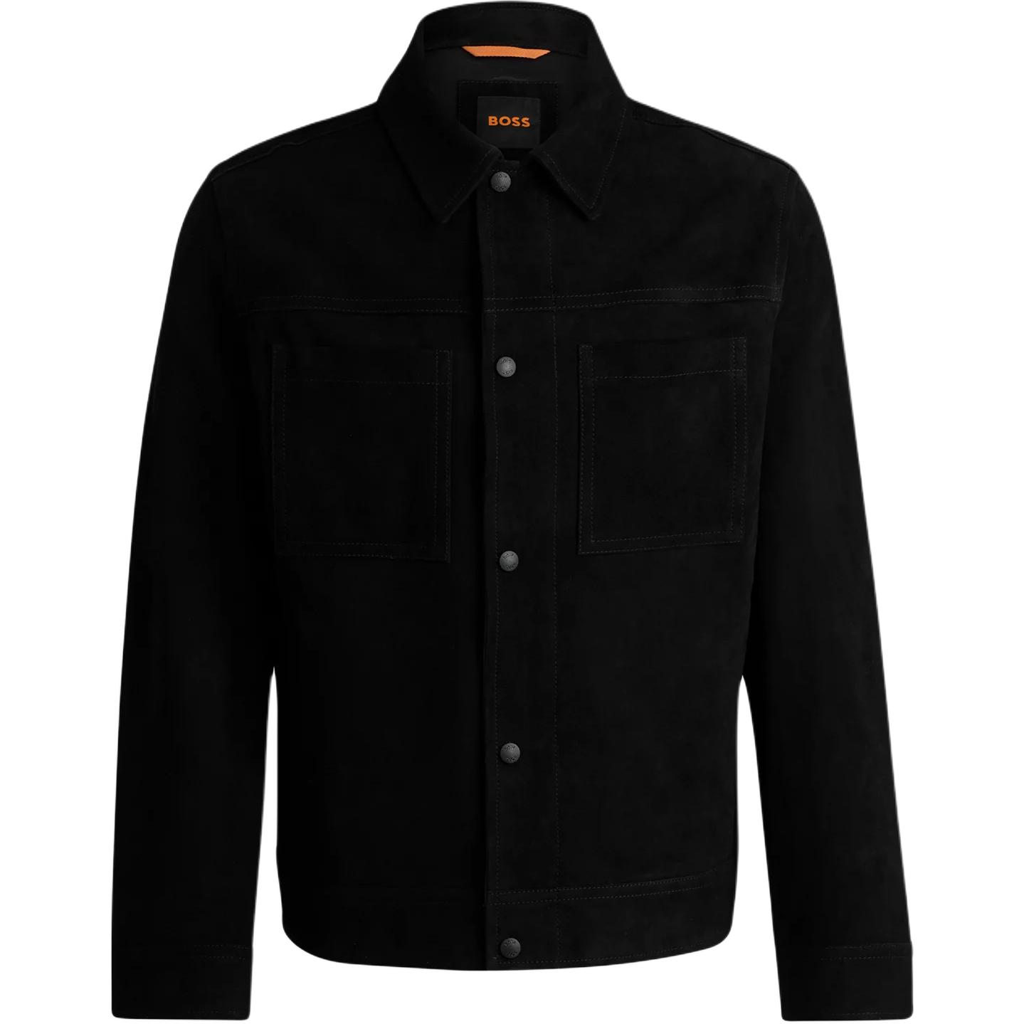 Hugo Boss Мужская кожаная куртка, черная
Hugo Boss Мужская кожаная куртка, черная
