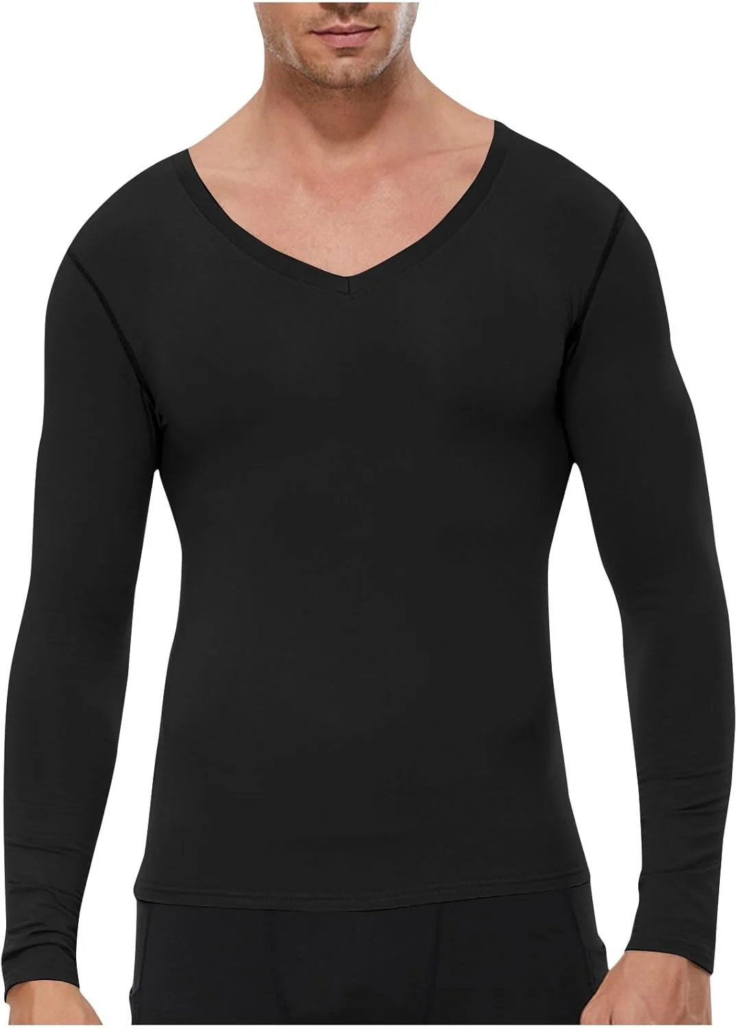 Мужская футболка с V-образным вырезом и длинным рукавом для тренировок
Мужская футболка с V-образным вырезом и длинным рукавом для тренировок