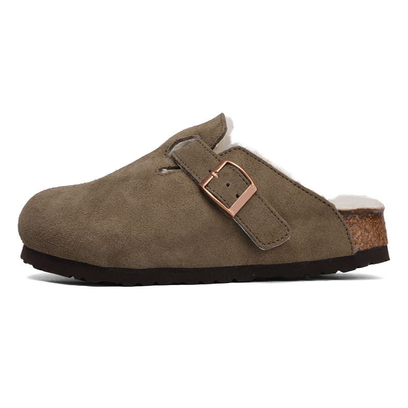 Сланцы с пробковой подошвой устойчивые к истиранию с закрытым носком unisex BECK, Taupe (Fleece-Lined белый Fur)
Сланцы с пробковой подошвой устойчивые к истиранию с закрытым носком unisex BECK, Taupe (Fleece-Lined белый Fur)