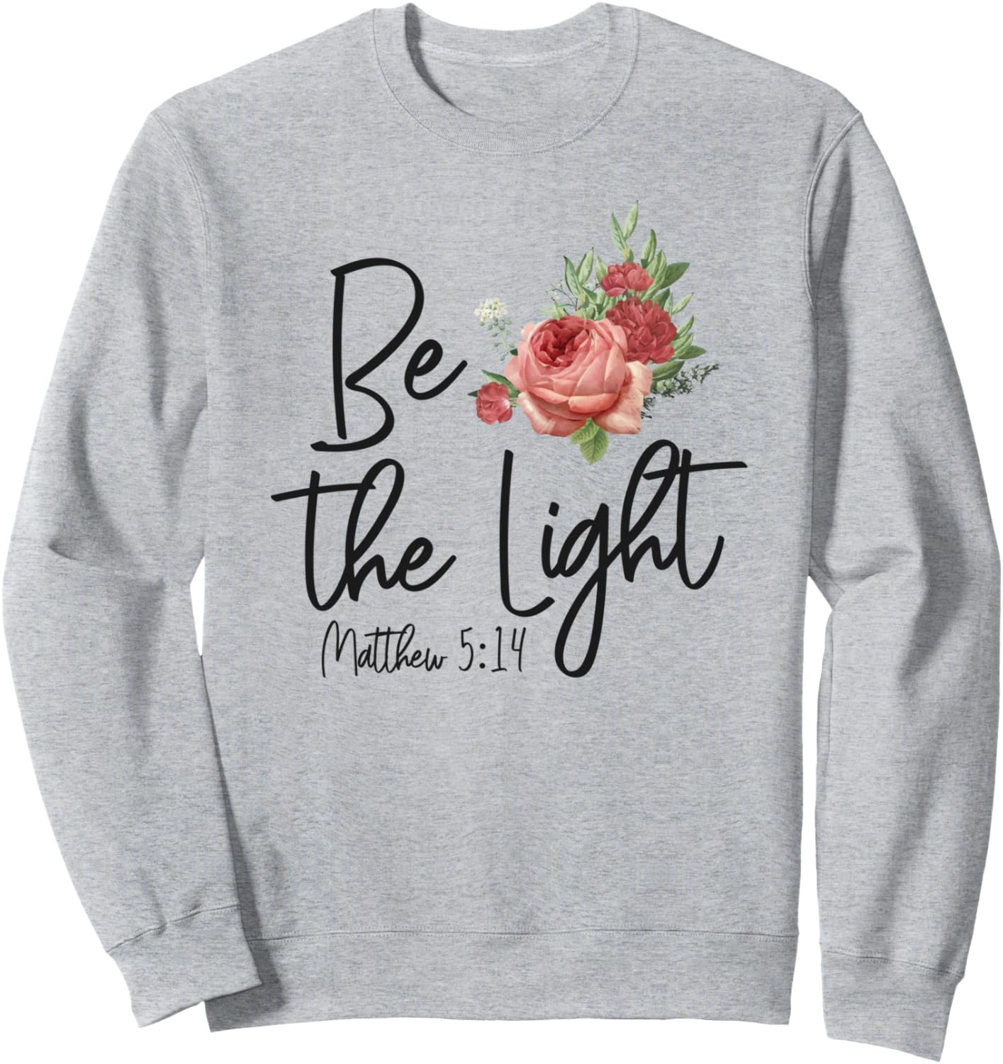 Христианская толстовка с библейским стихом о розе «Будьте светом» (Матфея 5:14) Inspirational Bible Quote Scripture Verse Hd0, серый
Христианская толстовка с библейским стихом о розе «Будьте светом» (Матфея 5:14) Inspirational Bible Quote Scripture Verse Hd0, серый