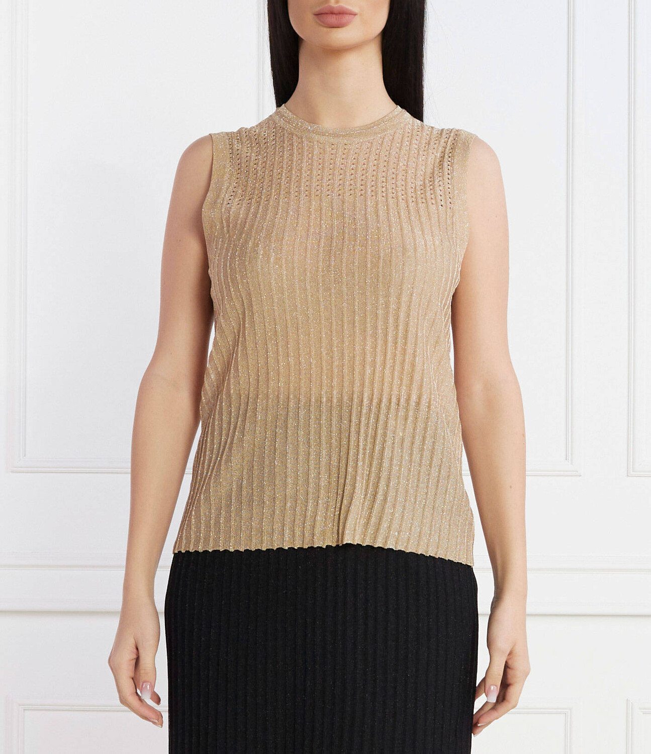 Топ Twinset U&B Regular Fit, золотой
Топ Twinset U&B Regular Fit, золотой