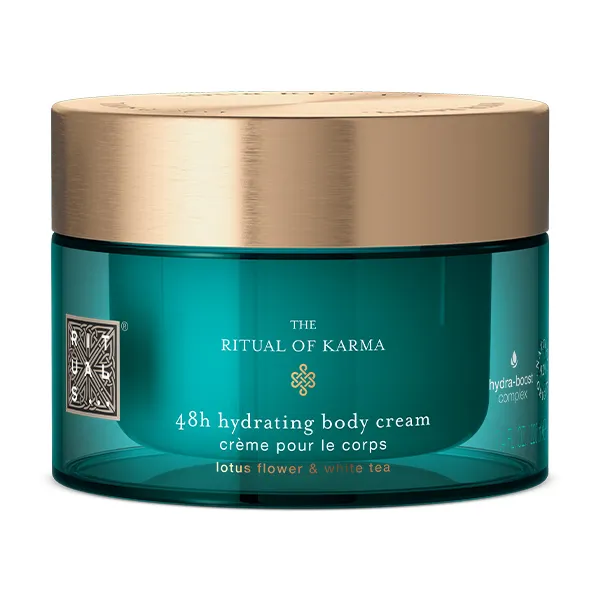 Увлажняющий крем для тела The Ritual Of Karma Crema Corporal Hidratante 48H Rituals, 220 ml
Увлажняющий крем для тела The Ritual Of Karma Crema Corporal Hidratante 48H Rituals, 220 ml