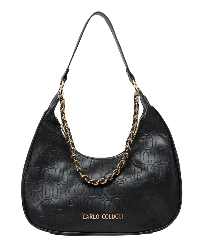 Элегантная сумка через плечо с тисненым логотипом Carlo Colucci, черный
Элегантная сумка через плечо с тисненым логотипом Carlo Colucci, черный