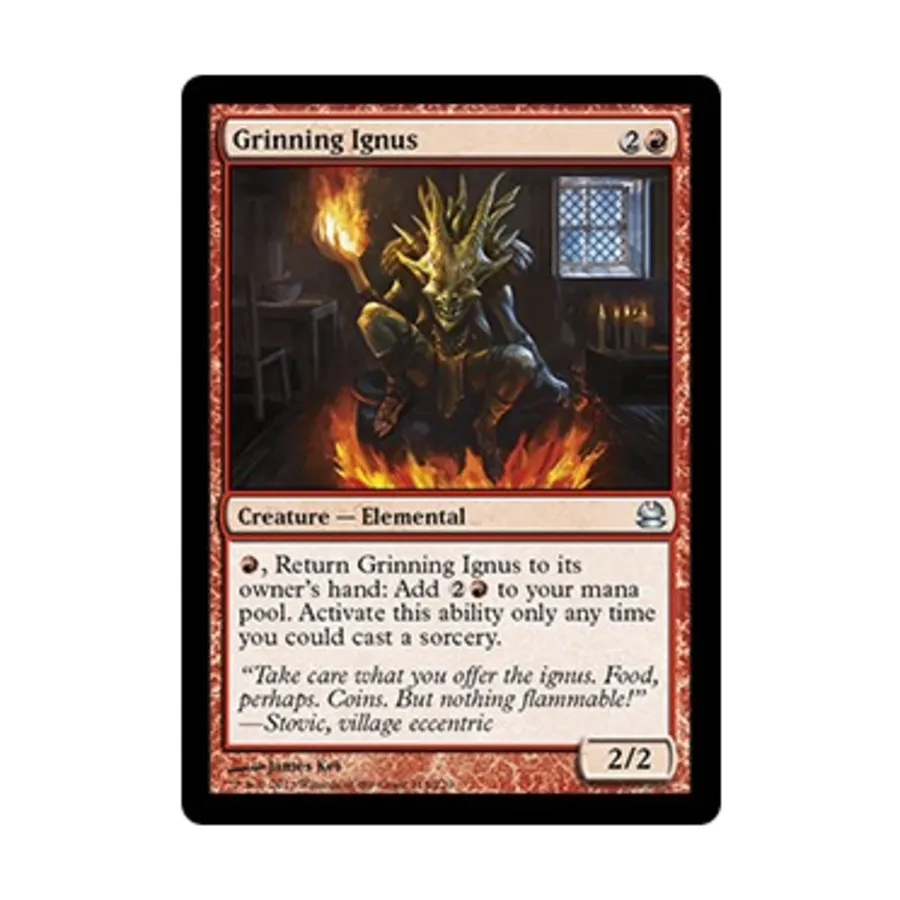 CCG Ухмыляющийся Игнус (U), MTG - Modern Masters 2013
CCG Ухмыляющийся Игнус (U), MTG - Modern Masters 2013