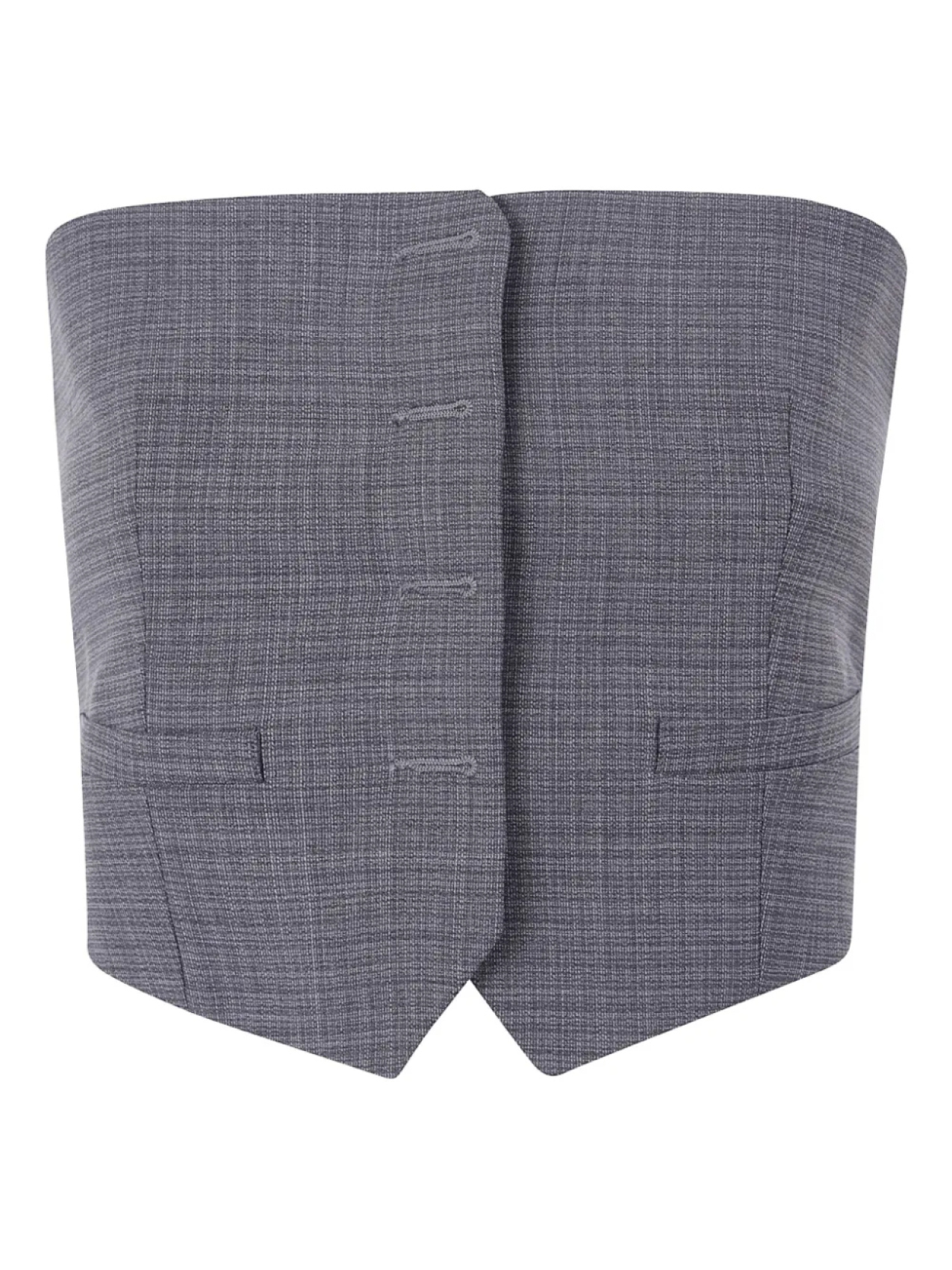 Шерстяной укороченный топ Alexander Wang, серый
Шерстяной укороченный топ Alexander Wang, серый