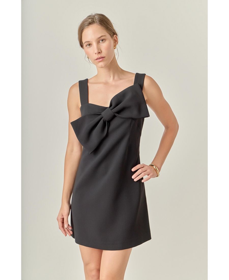 Женское мини-платье без рукавов с бантом English Factory, No Color
Женское мини-платье без рукавов с бантом English Factory, No Color