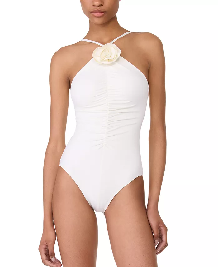 Женский купальник-монокини с высоким воротником и розеткой kate spade new york, слоновая кость/кремовый
Женский купальник-монокини с высоким воротником и розеткой kate spade new york, слоновая кость/кремовый