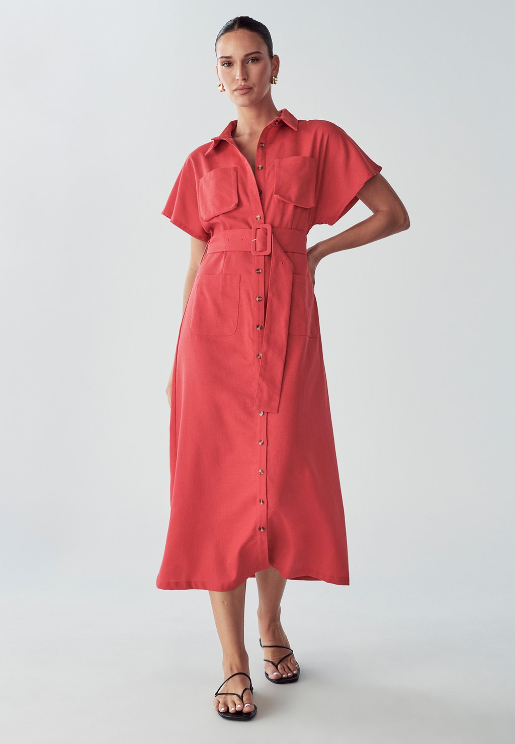 Платье-рубашка WILLA, красный
Платье-рубашка WILLA, красный