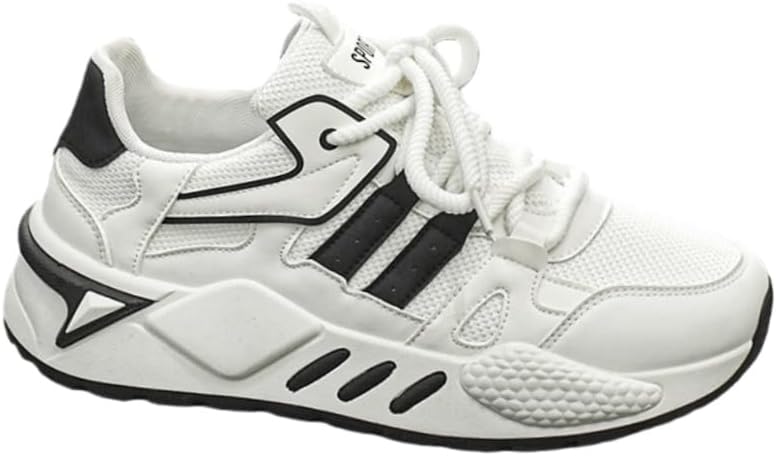 Стильные мужские спортивные кроссовки, большой размер, удобная и мягкая подкладка, резиновая противоскользящая подошва, для бега и занятий спортом Clolinde, белый/черный
Стильные мужские спортивные кроссовки, большой размер, удобная и мягкая подкладка, резиновая противоскользящая подошва, для бега и занятий спортом Clolinde, белый/черный