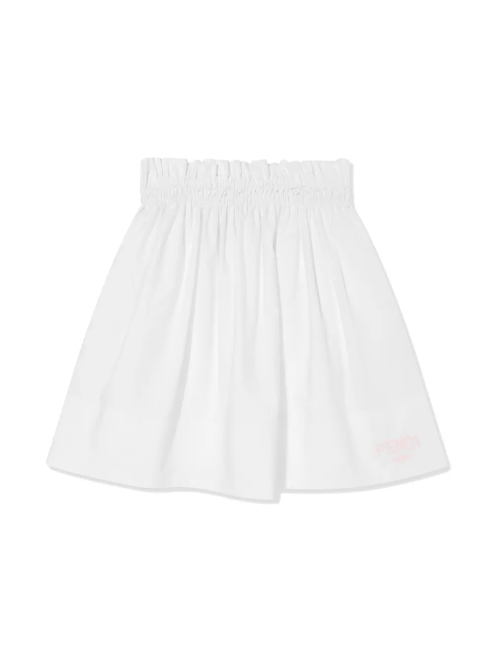 Юбка с логотипом FENDI KIDS, белый 
Юбка с логотипом FENDI KIDS, белый