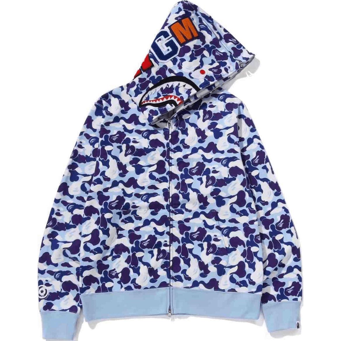 A BATHING APE Отдельная толстовка Shark с молнией 'Blue'
A BATHING APE Отдельная толстовка Shark с молнией 'Blue'