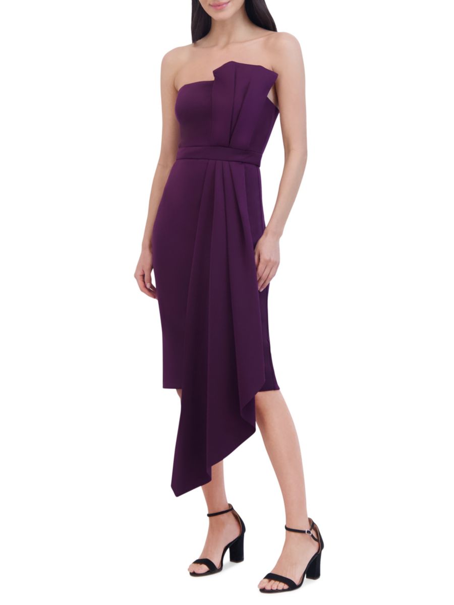 Асимметричное платье-футляр без бретелек Eliza J, цвет Plum
Асимметричное платье-футляр без бретелек Eliza J, цвет Plum