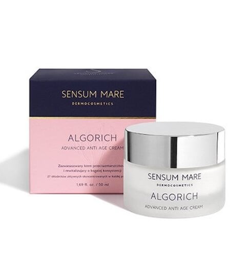 Восстанавливающий крем против морщин и насыщенной консистенции, 50 мл Sensum Mare, Algorich Advanced Anti Age
Восстанавливающий крем против морщин и насыщенной консистенции, 50 мл Sensum Mare, Algorich Advanced Anti Age