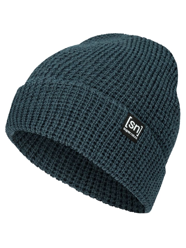 Super.natural Шапка из мериносовой шерсти CITY BEANIE синего цвета
Super.natural Шапка из мериносовой шерсти CITY BEANIE синего цвета