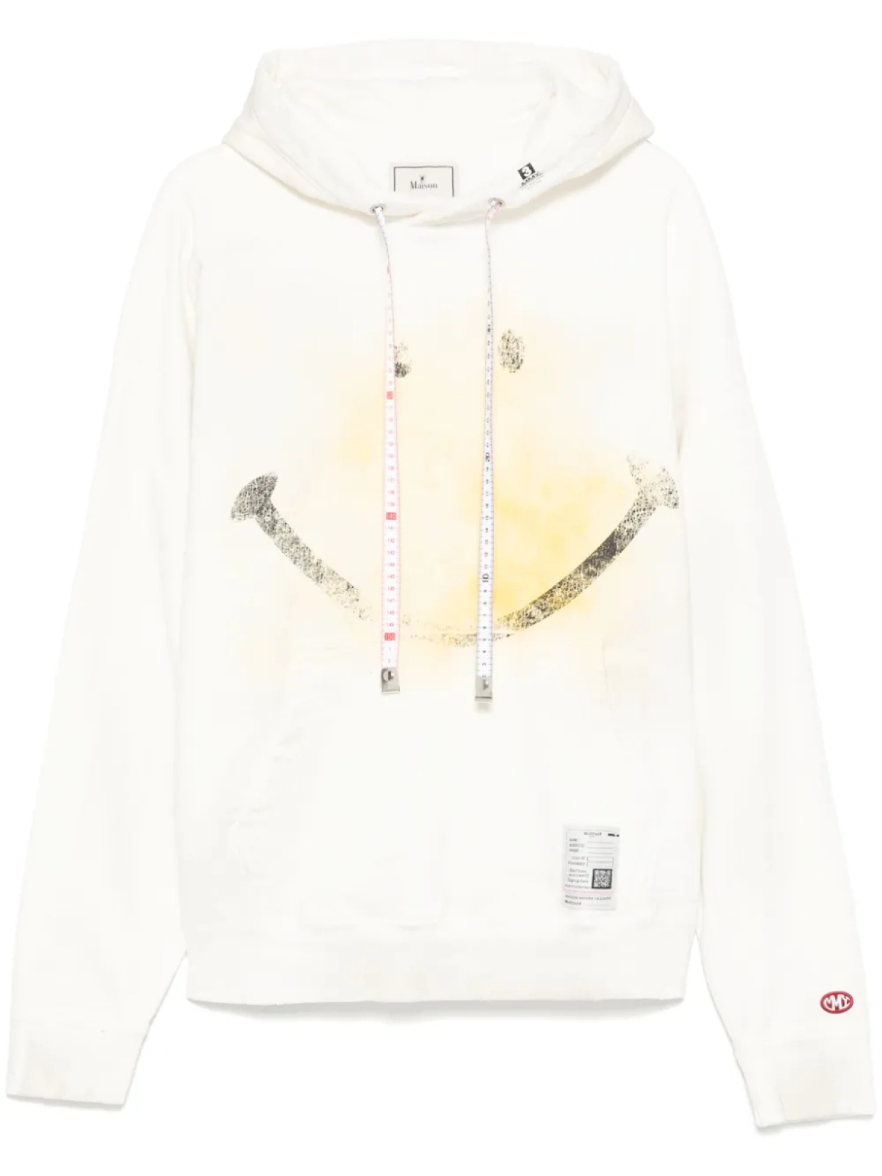 Толстовка с капюшоном и принтом улыбающегося лица от Maison MIHARA YASUHIRO, белый
Толстовка с капюшоном и принтом улыбающегося лица от Maison MIHARA YASUHIRO, белый