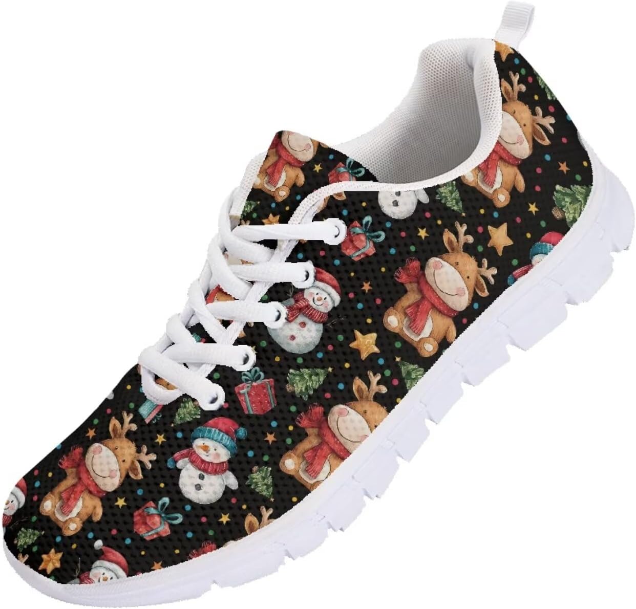 Кроссовки Forchrinse для мужчин и женщин, комфортные, на шнуровке, для ходьбы и спорта, легкие спортивные ботинки, Christmas Deer Snowman
Кроссовки Forchrinse для мужчин и женщин, комфортные, на шнуровке, для ходьбы и спорта, легкие спортивные ботинки, Christmas Deer Snowman