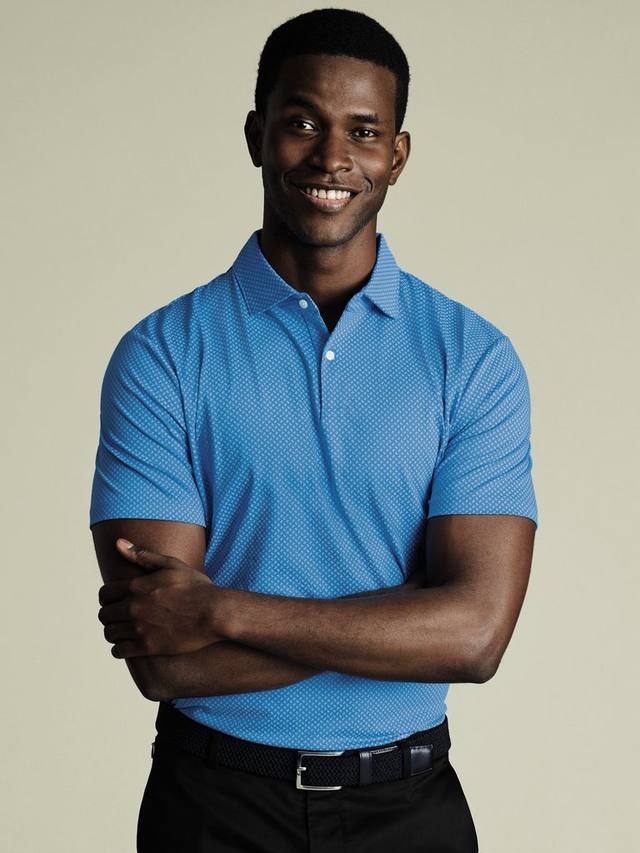 Футболка-поло Regular Fit из хлопковой смеси с геометрическим принтом Charles Tyrwhitt
Футболка-поло Regular Fit из хлопковой смеси с геометрическим принтом Charles Tyrwhitt