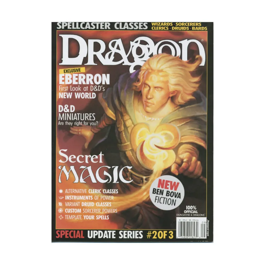 Журнал #311 "Eberron Exclusive, D&D Miniatures, Secret Magic", Dragon Magazine #301 - #359
Журнал #311 "Eberron Exclusive, D&D Miniatures, Secret Magic", Dragon Magazine #301 - #359