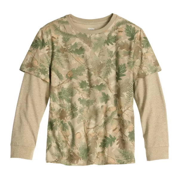 Футболка с длинными рукавами и принтом для мальчиков 8-20 лет, обычная и с принтом хаски Sonoma Goods For Life, цвет olive camo
Футболка с длинными рукавами и принтом для мальчиков 8-20 лет, обычная и с принтом хаски Sonoma Goods For Life, цвет olive camo