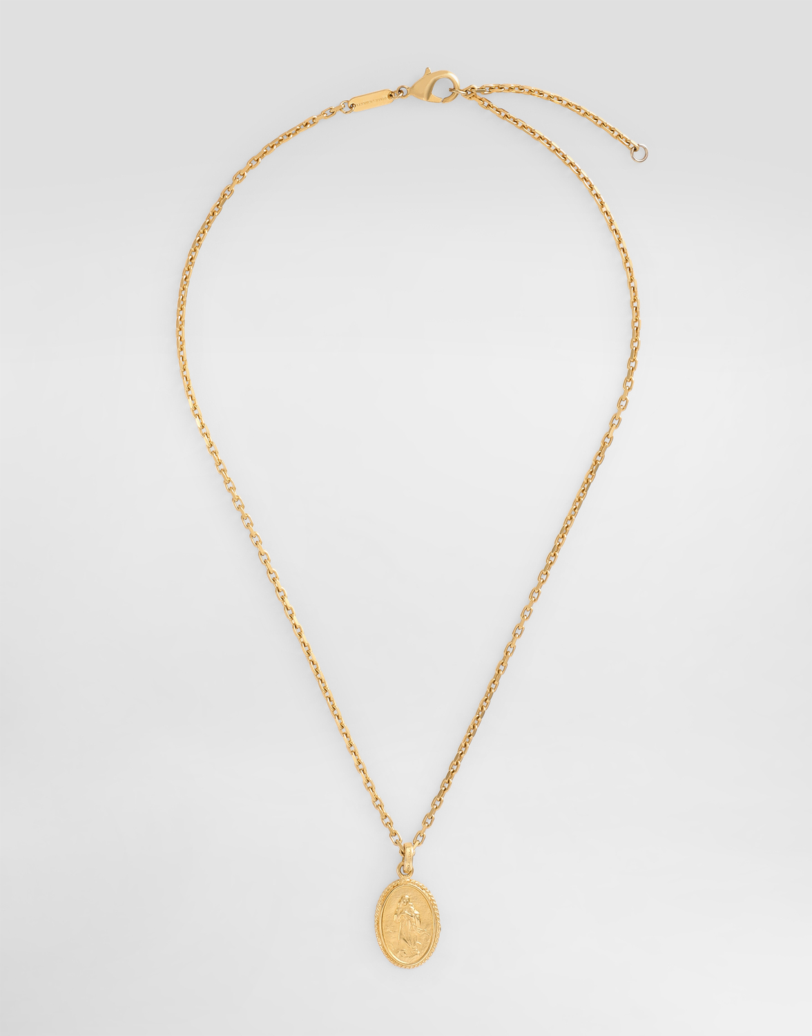 Ожерелье с овальной медалью DOLCE & GABBANA, золотой
Ожерелье с овальной медалью DOLCE & GABBANA, золотой