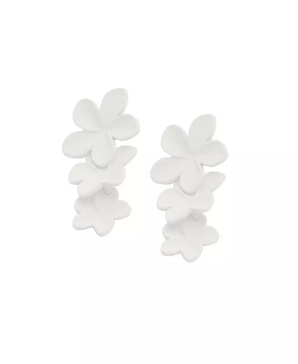 Женские серьги-подвески с растительным мотивом Sohi, white
Женские серьги-подвески с растительным мотивом Sohi, white