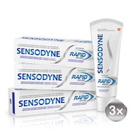 Зубная паста Sensodyne Rapid Relief отбеливающая 1 мл
Зубная паста Sensodyne Rapid Relief отбеливающая 1 мл