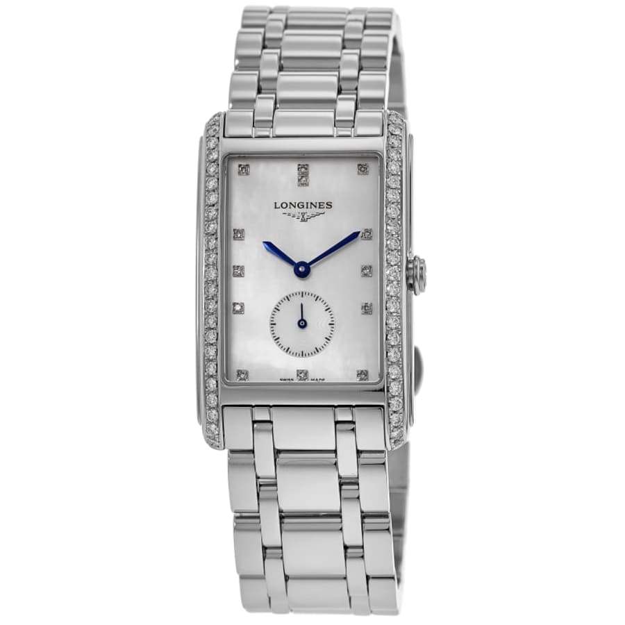Женские часы Longines Dolcevita Custom Diamond Bezel L5.755.4.87.6-CD, цвет mother of pearl
Женские часы Longines Dolcevita Custom Diamond Bezel L5.755.4.87.6-CD, цвет mother of pearl