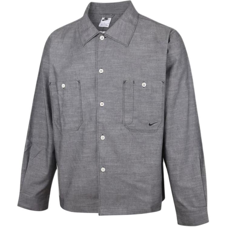 Рубашка as m nl chambray Nike, серый
Рубашка as m nl chambray Nike, серый