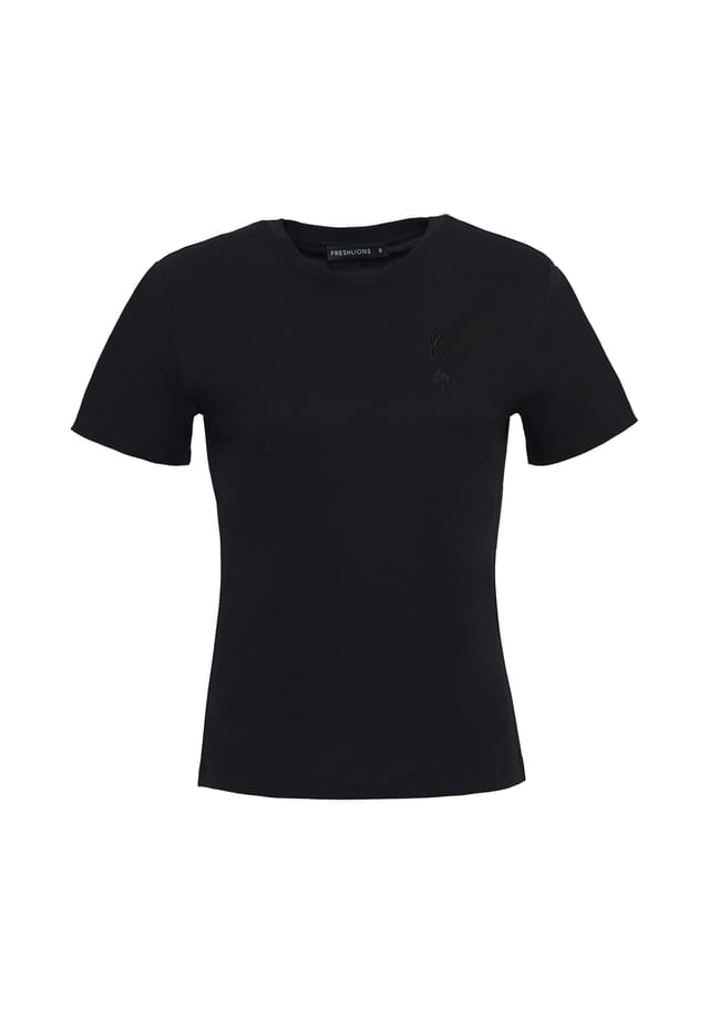 Футболка вышитая с небольшой вышивкой на груди Freshlions, черный
Футболка вышитая с небольшой вышивкой на груди Freshlions, черный