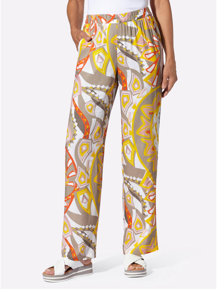 Брюки-карго солнечно-желтого и экрю цвета Sieh an!
Брюки-карго солнечно-желтого и экрю цвета Sieh an!