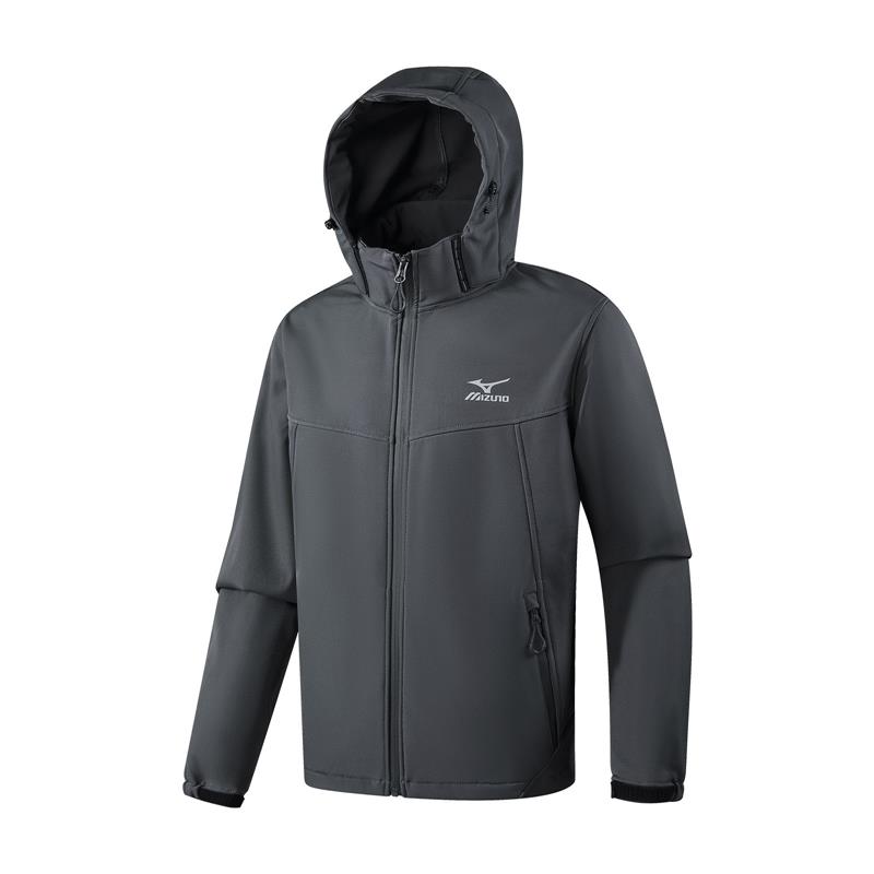 Mizuno Унисекс софтшелл куртка, Dark Gray 
Mizuno Унисекс софтшелл куртка, Dark Gray