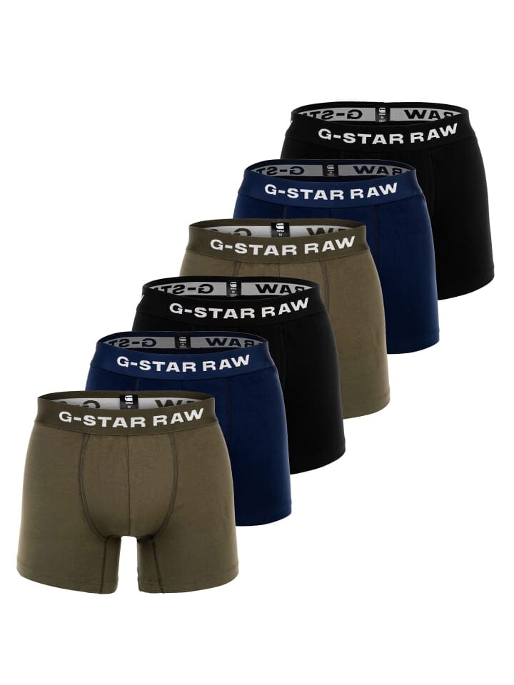 Боксеры G-Star Raw short 6er Pack, цвет blau/schwarz/grün
Боксеры G-Star Raw short 6er Pack, цвет blau/schwarz/grün