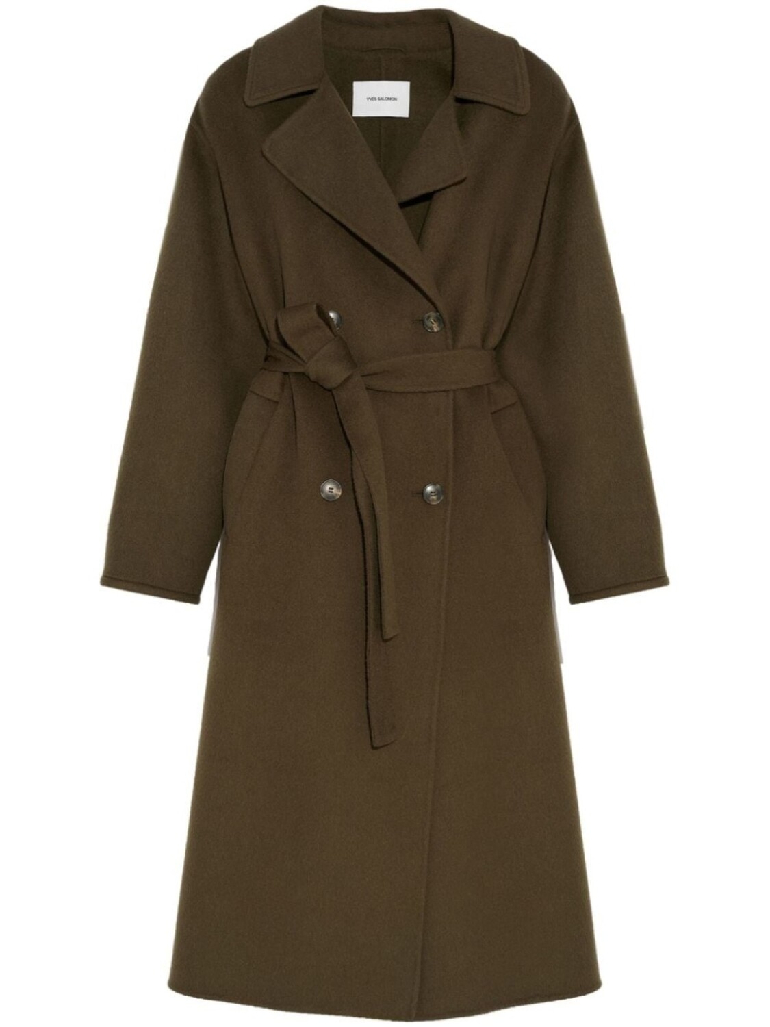 Yves Salomon пальто с поясом, зеленый
Yves Salomon пальто с поясом, зеленый