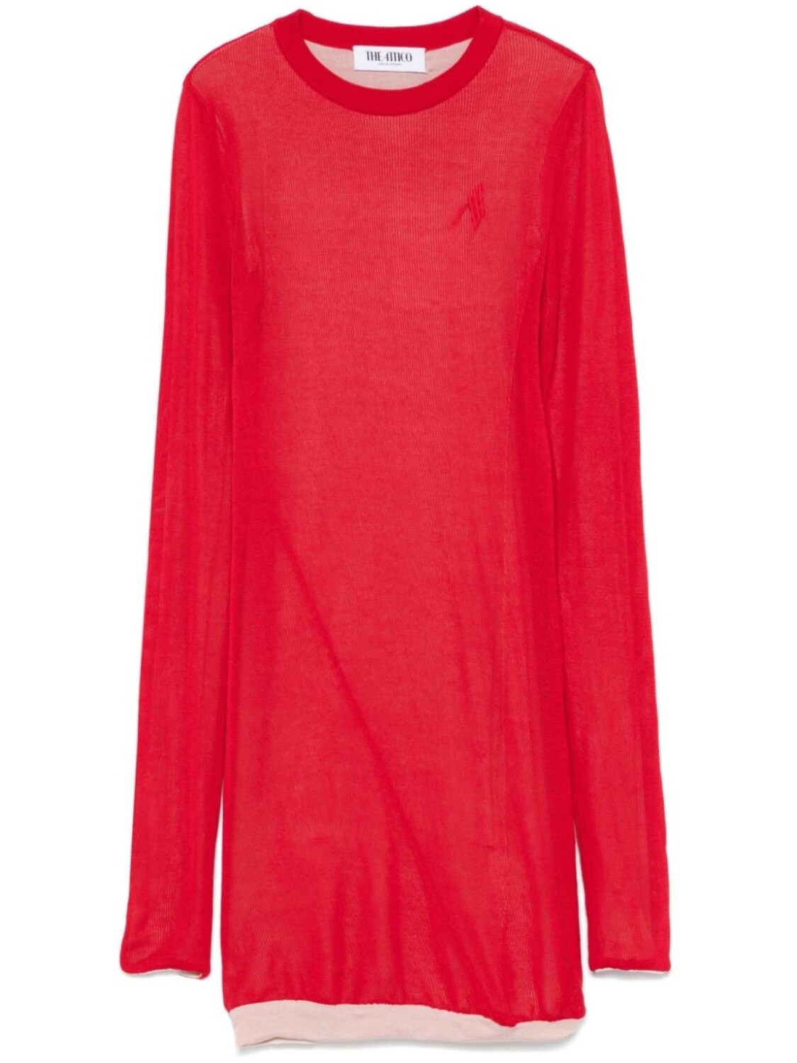 Трикотажное мини-платье The Attico, красный
Трикотажное мини-платье The Attico, красный