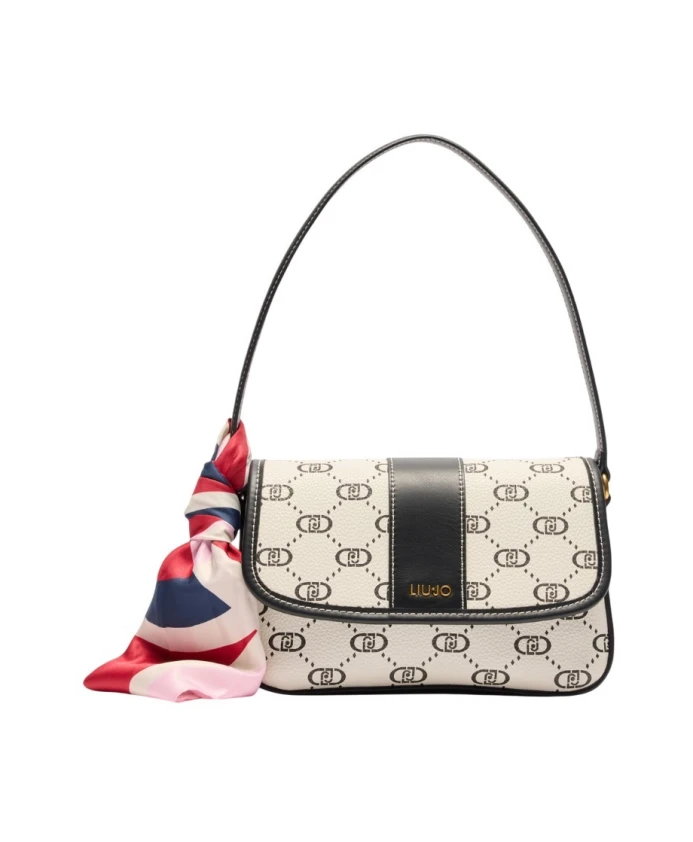 Белая сумка через плечо с атласным шарфом Liu Jo, бежевый
Белая сумка через плечо с атласным шарфом Liu Jo, бежевый