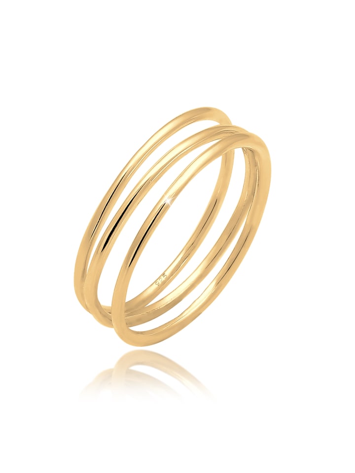 Elli Кольцо из серебра 925 пробы со спиральным узором, в оправе из золота
Elli Кольцо из серебра 925 пробы со спиральным узором, в оправе из золота