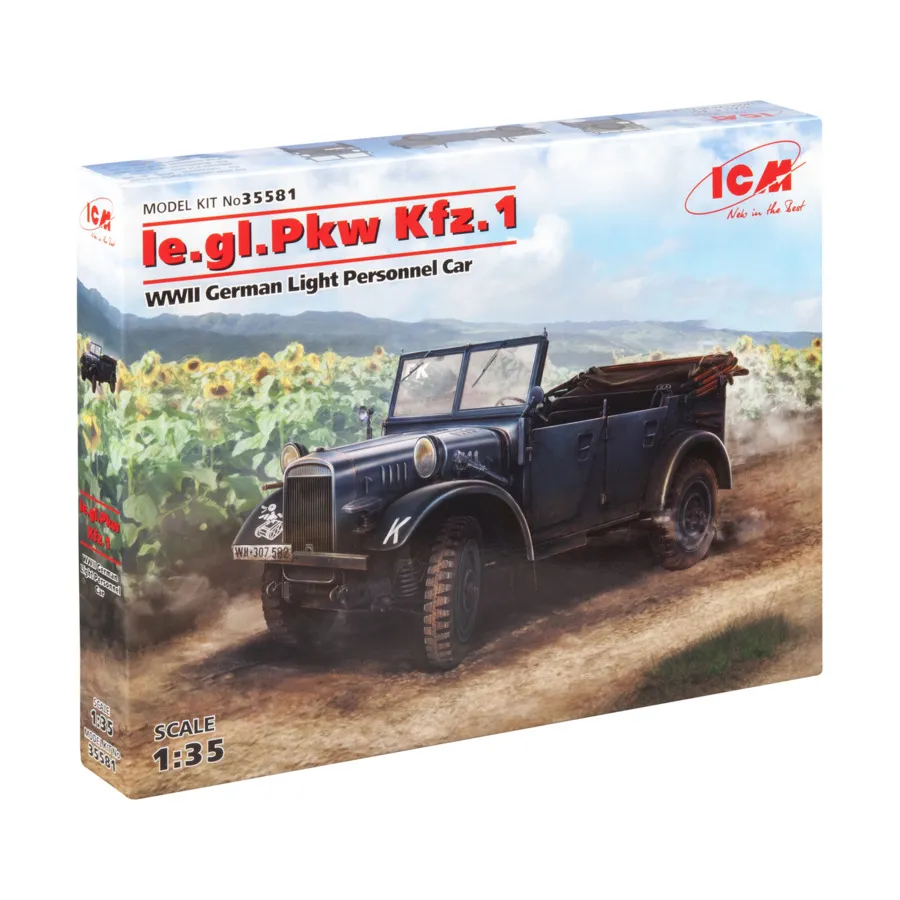 le.gl.Pkw Kfz.1 Немецкий лёгкий личный автомобиль, Military Models 1/35 Scale (ICM)
le.gl.Pkw Kfz.1 Немецкий лёгкий личный автомобиль, Military Models 1/35 Scale (ICM)