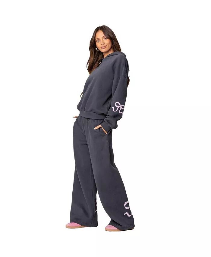 Женская толстовка с капюшоном Bonney Bow Detail Edikted, серый
Женская толстовка с капюшоном Bonney Bow Detail Edikted, серый