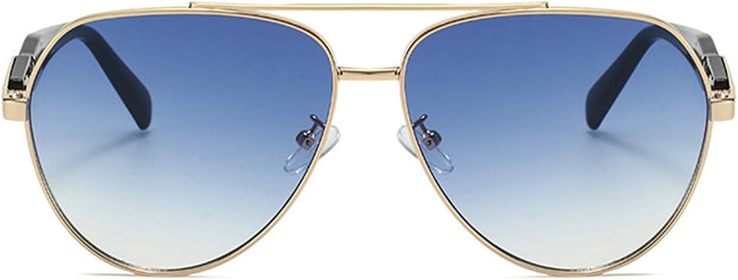 Willochra — большие солнцезащитные очки-пилот для женщин, модные круглые солнцезащитные очки в крупной оправе, стильные овальные очки в металлической оправе с защитой от УФ-излучения UV400, C4
Willochra — большие солнцезащитные очки-пилот для женщин, модные круглые солнцезащитные очки в крупной оправе, стильные овальные очки в металлической оправе с защитой от УФ-излучения UV400, C4