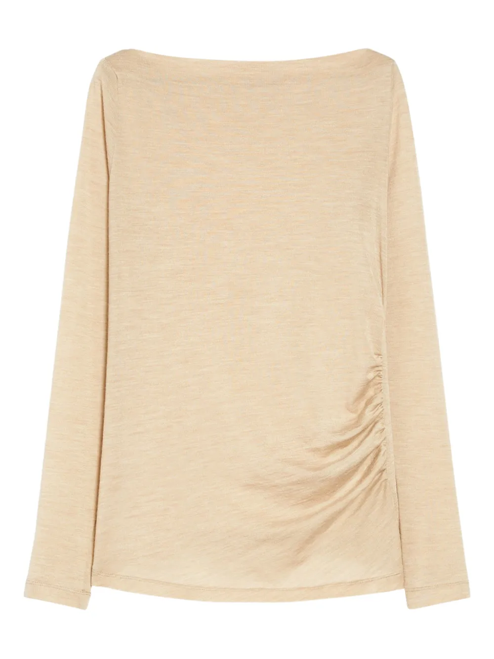 Топ с длинными рукавами и сборками MAX MARA, нейтральный
Топ с длинными рукавами и сборками MAX MARA, нейтральный