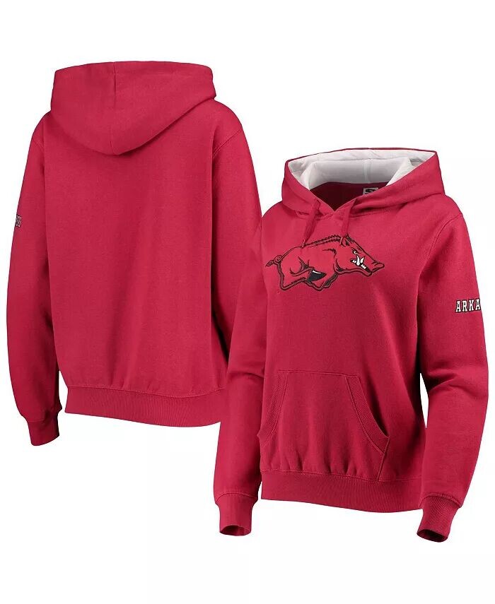 Женский пуловер с капюшоном и большим логотипом Cardinal Arkansas Razorbacks Stadium Athletic
Женский пуловер с капюшоном и большим логотипом Cardinal Arkansas Razorbacks Stadium Athletic