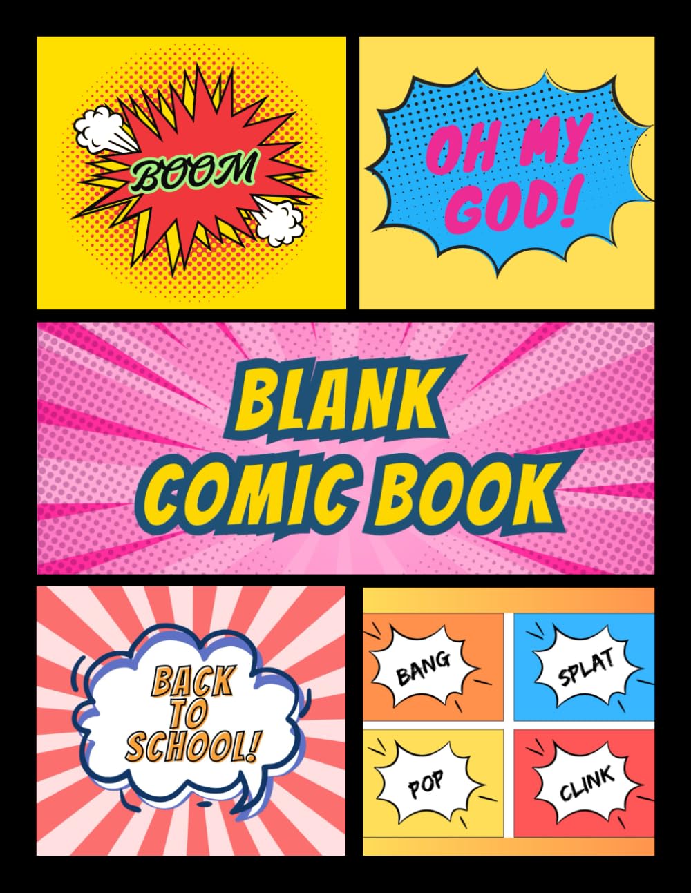 ACADMIA Blank Comic Book: Create Your Own Comics with Variety of Templates | Large 8.5" x 11", 108 Pages for Kids, Teens & Adults (Independently published)
ACADMIA Blank Comic Book: Create Your Own Comics with Variety of Templates | Large 8.5" x 11", 108 Pages for Kids, Teens & Adults (Independently published)
